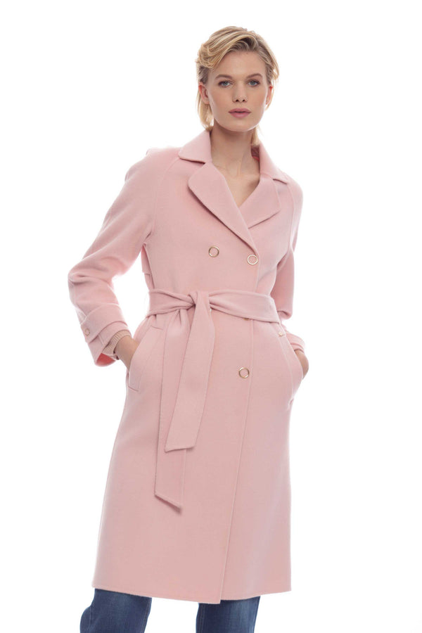 Women's belted coat - Coat HUANLI