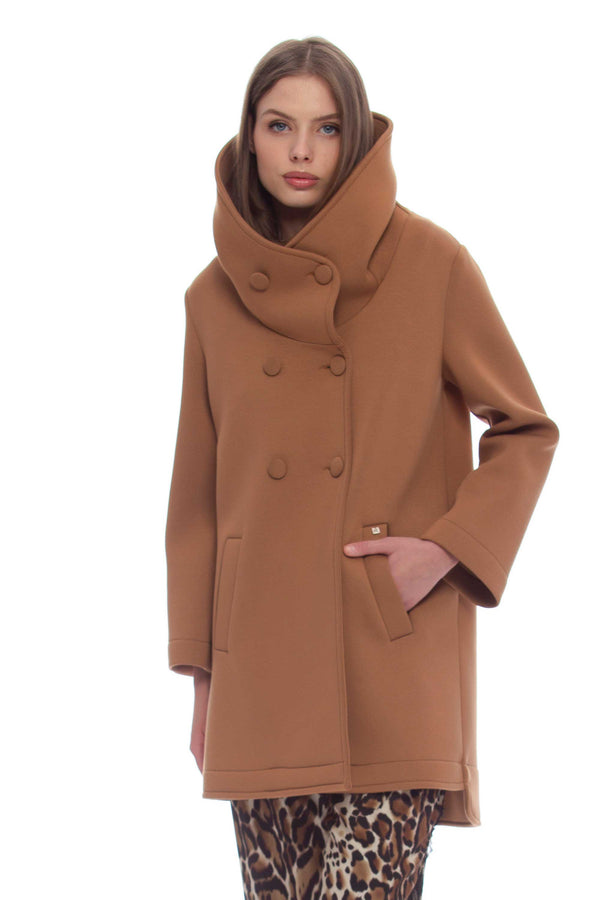 Short coat with animal print - Coat LYRATH