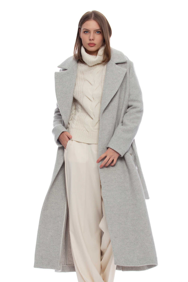 Woolen wrap coat - Coat NAGAPORO
