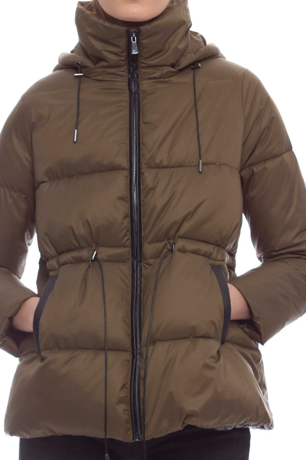Down jacket with hood and zip - Down jacket DAESHEA