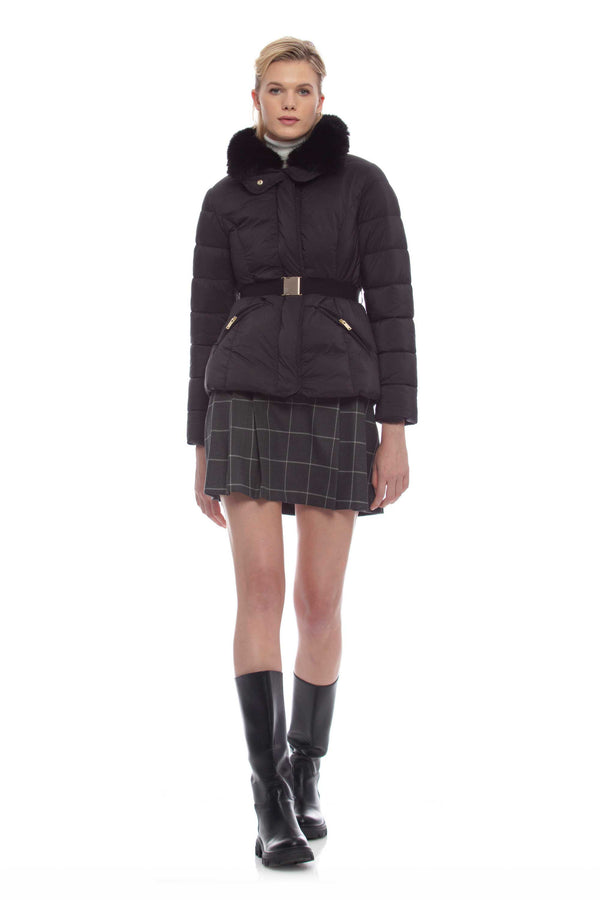 Short down jacket with belt - Down jacket CRULELL