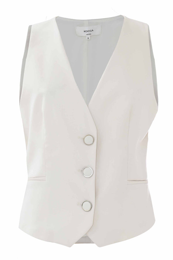 Elegant tuxedo vest with buttons - Waistcoat MUCAICA