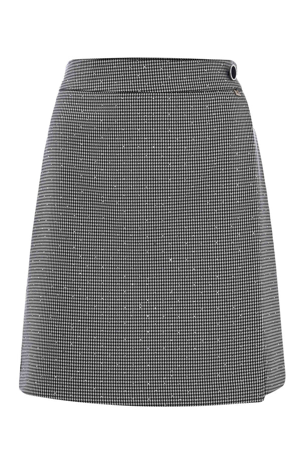 Skirt with black and ivory pattern - Skirt MYHAN