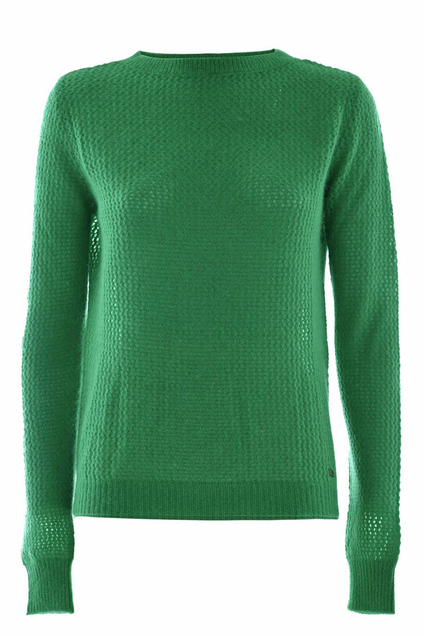 Angora blend boxy sweater - Sweater  ANDALUSIA