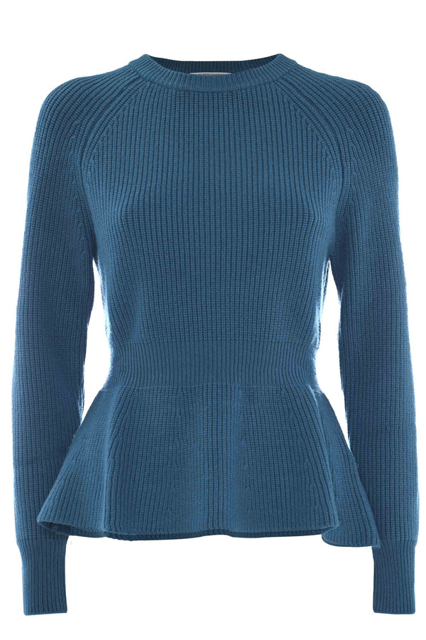 Peplum sweater with raglan sleeves - Sweater  LAEEYA