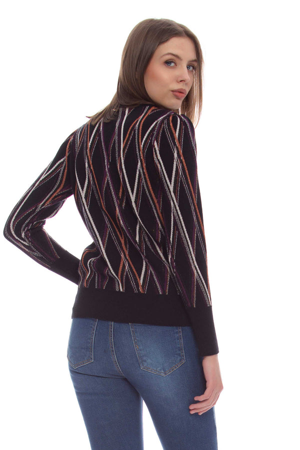 Long-sleeved patterned sweater - Sweater  ONSEK