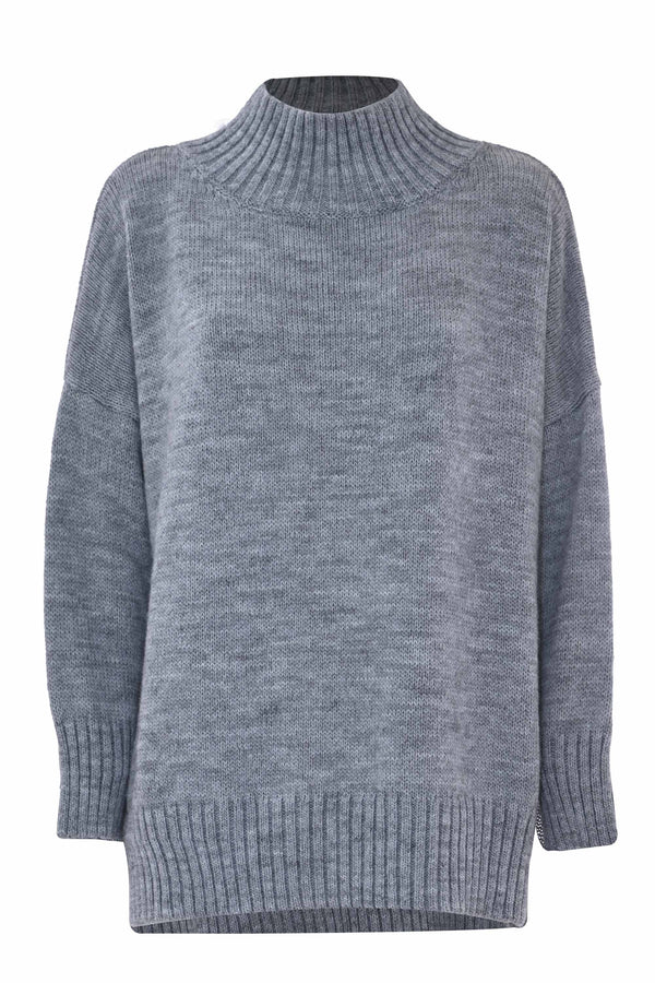 Long-sleeved turtleneck sweater - Sweater BAWEA