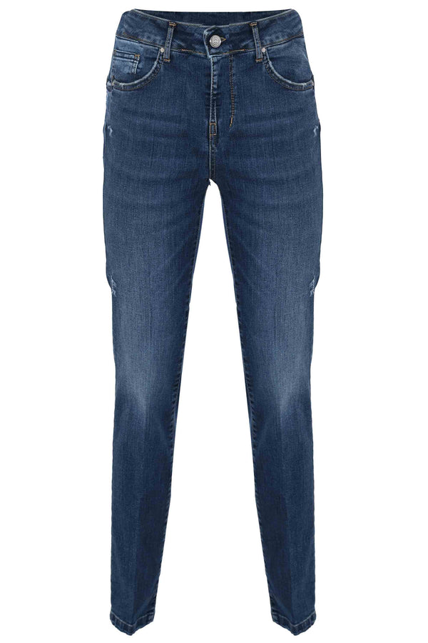 Jeans skinny scuro vita media - Pantalone Denim OURDEK