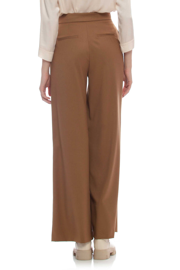 Palazzo trousers in viscose - Trousers ICJAL