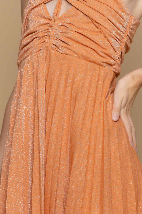 Mini dress with a draped bodice - Dress NICOLE