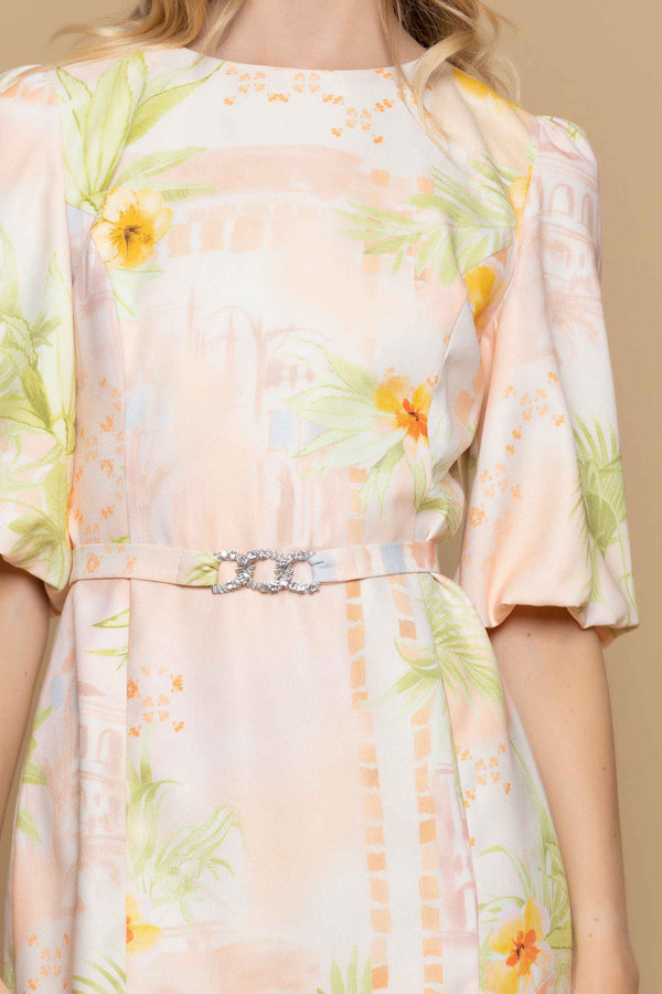 Floral mini dress - Dress PETUNIA
