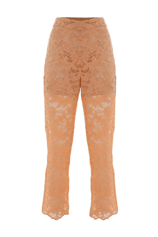 Élégant pantalon en dentelle rebrodée - Pantalon ANGELICA