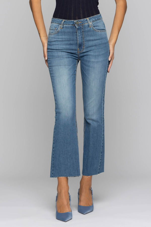 Straight-leg jeans with pleats on the front - Jeans DALEVI
