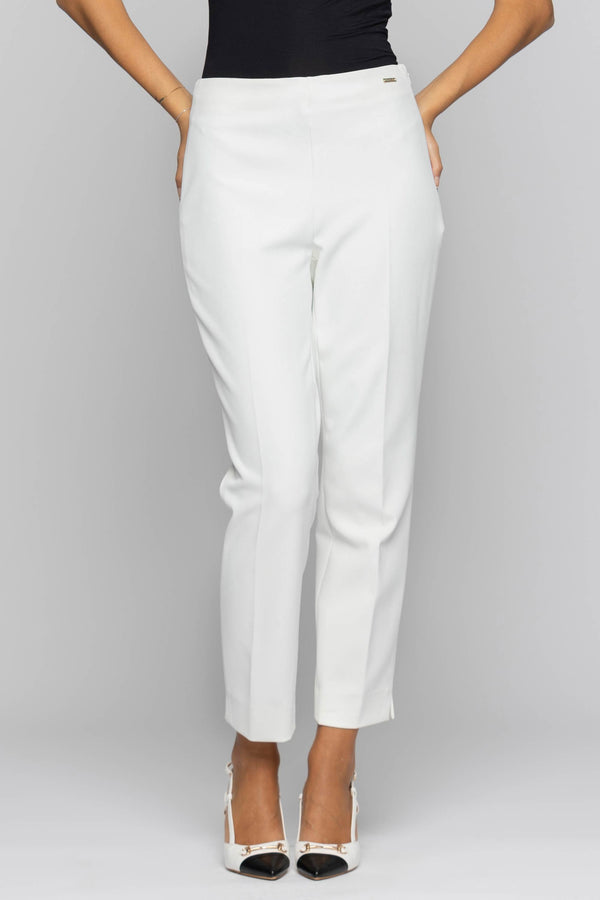 High-waisted straight-leg trousers with pleats - Trousers CILITH