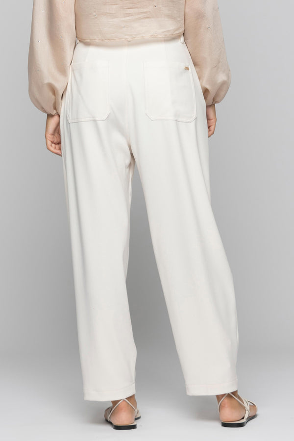 Pantaloni eleganti con cintura abbinata - Pantalone JUGGOLA