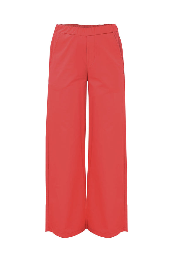 Pantalón de pernera ancha con bolsillos y cintura elástica - Pantalón ENARETH