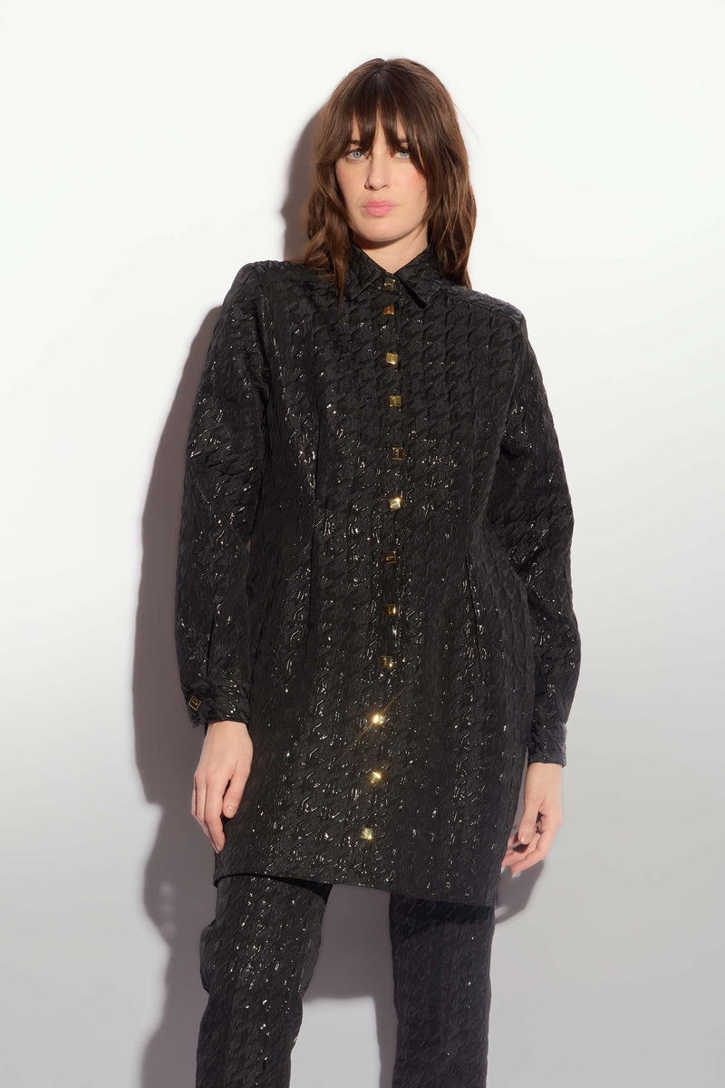 Robe avec boutons et détails brillants - Robe AMABILE