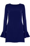 Long-sleeved mini dress with ruffles - Dress AMAYA