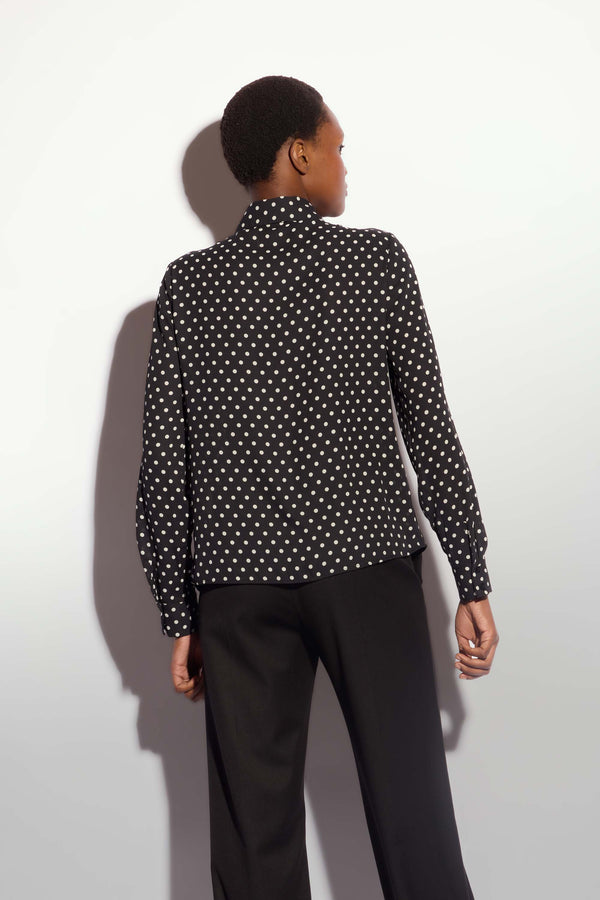 All-over polka dot patterned shirt - Shirt CADRIC