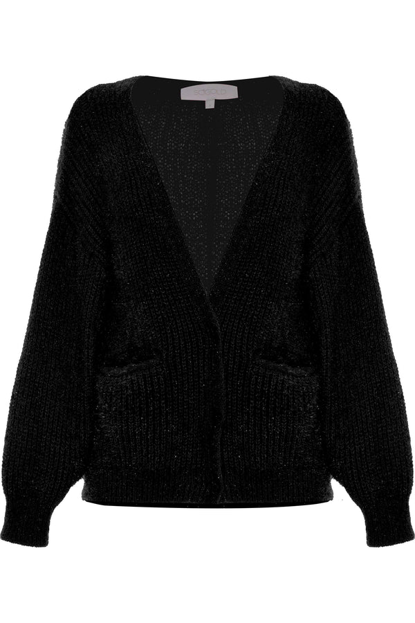 Cardigan con maniche bishop e tasche - Maglia CRISAN