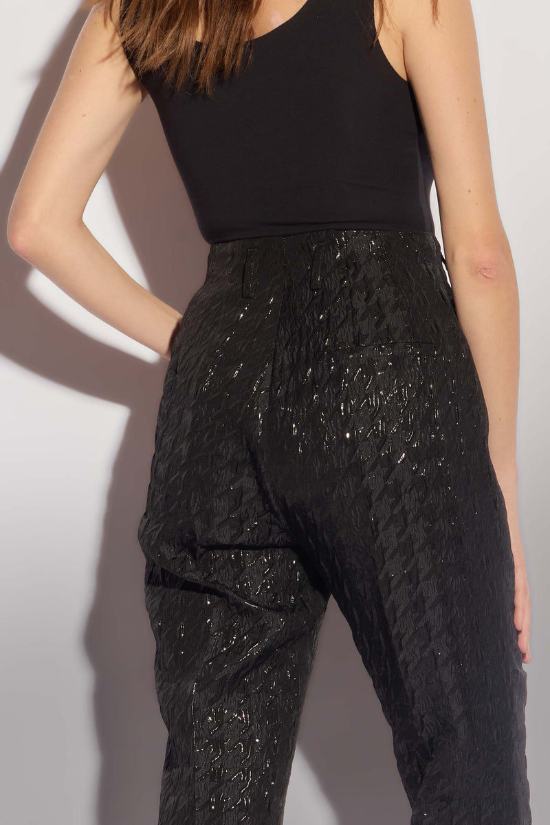 Trousers with a houndstooth pattern - Trousers HYLLYES