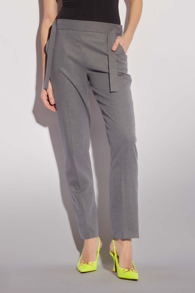 Cigarette trousers with welt pockets - Trousers JAGOR