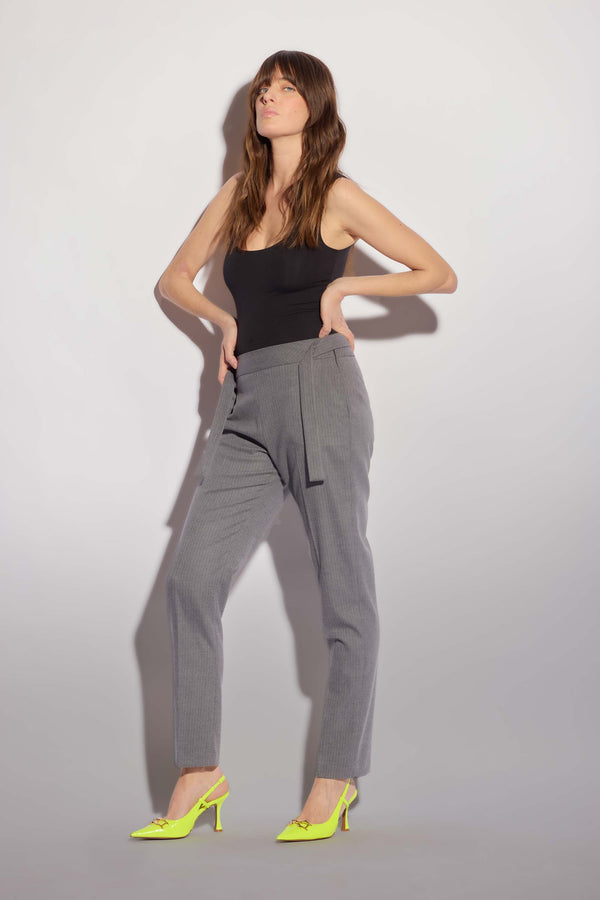 Cigarette trousers with welt pockets - Trousers JAGOR