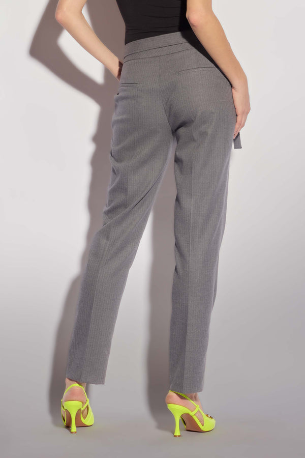 Cigarette trousers with welt pockets - Trousers JAGOR