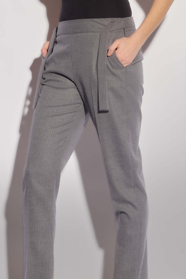 Cigarette trousers with welt pockets - Trousers JAGOR