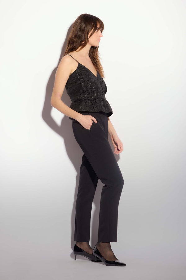 Top peplum fantasia con scollo a V - Top ANTONIE