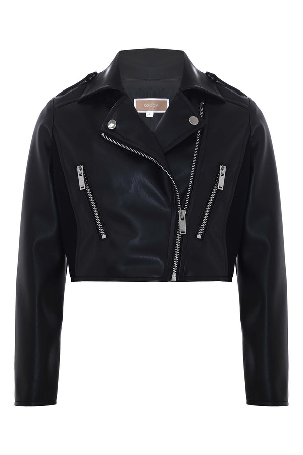 Faux leather biker jacket - Jacket GAYWARA