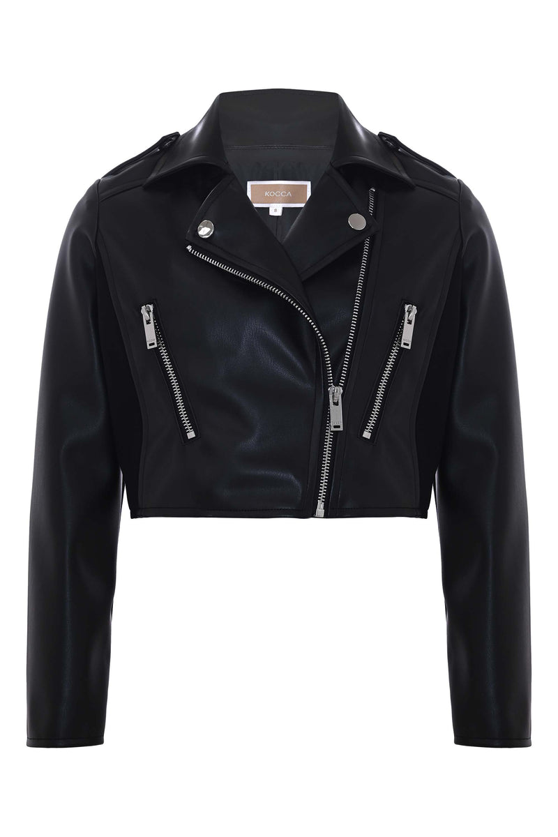 Faux leather biker jacket - Jacket GAYWARA