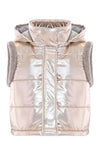 Metallic Padded Vest - Jacket CALVIN