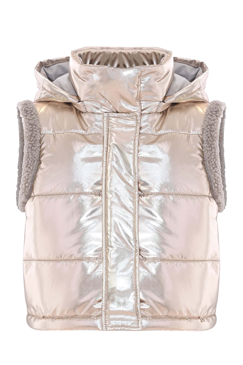 Metallic Padded Vest - Jacket CALVIN