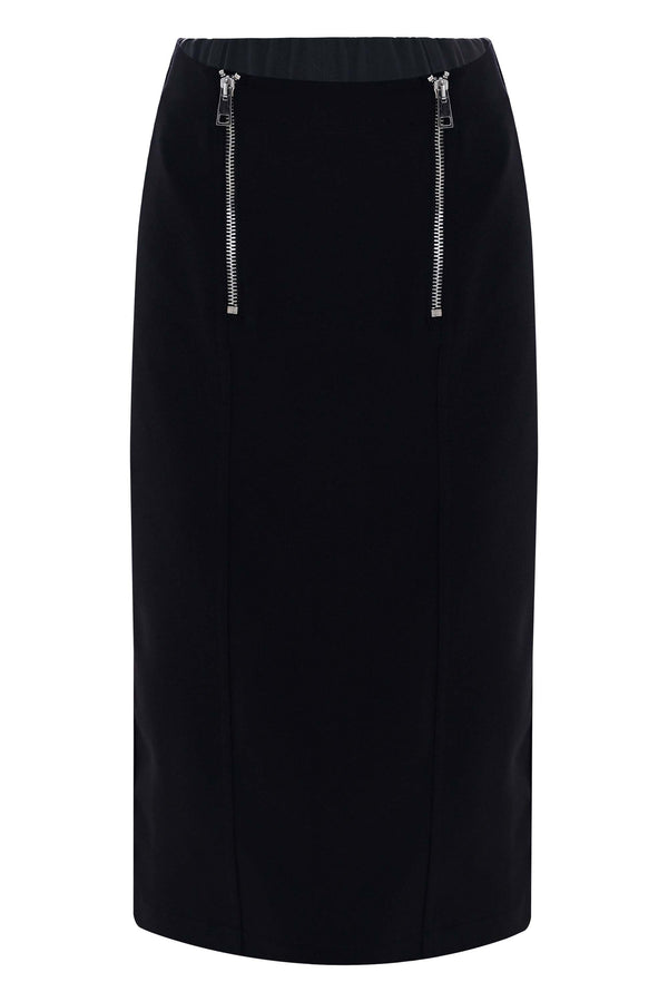 Midi skirt with zip - Skirt KARLYS