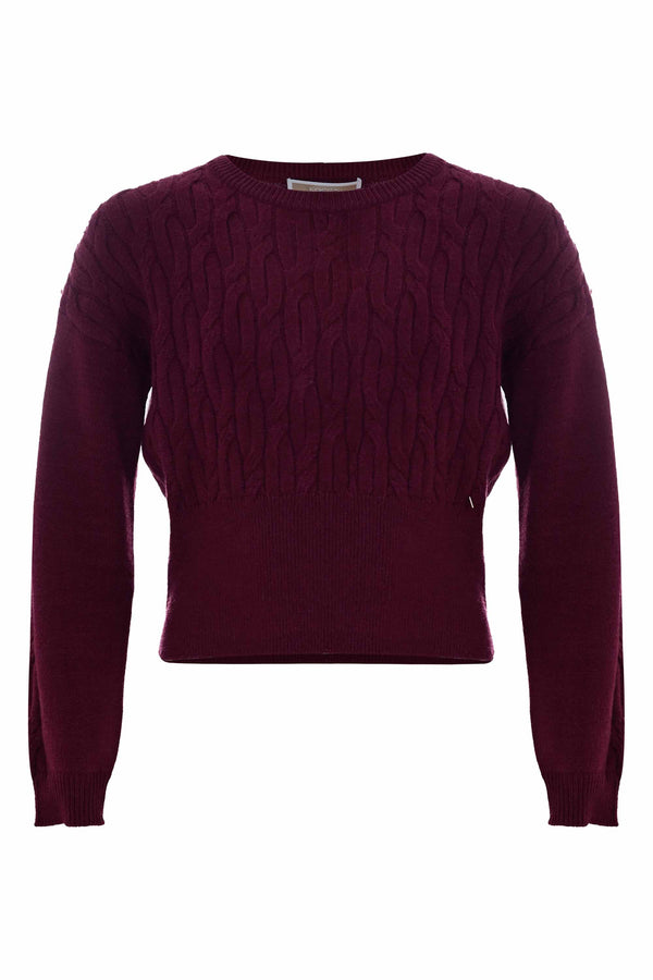 Woven crewneck sweater - Pull TIRLAR