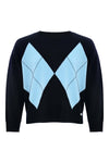 Diamond patterned sweater - Pull MEIR