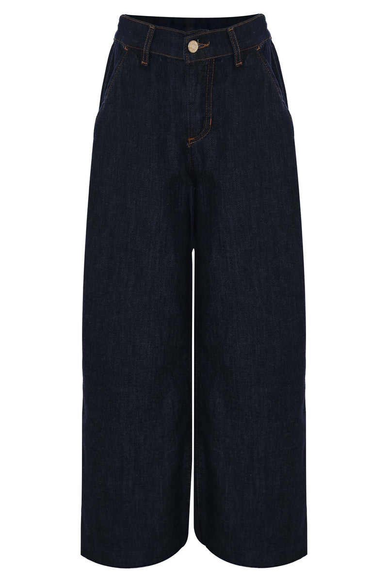 Dark Blue Palace Jeans - Pants Denim ANINE