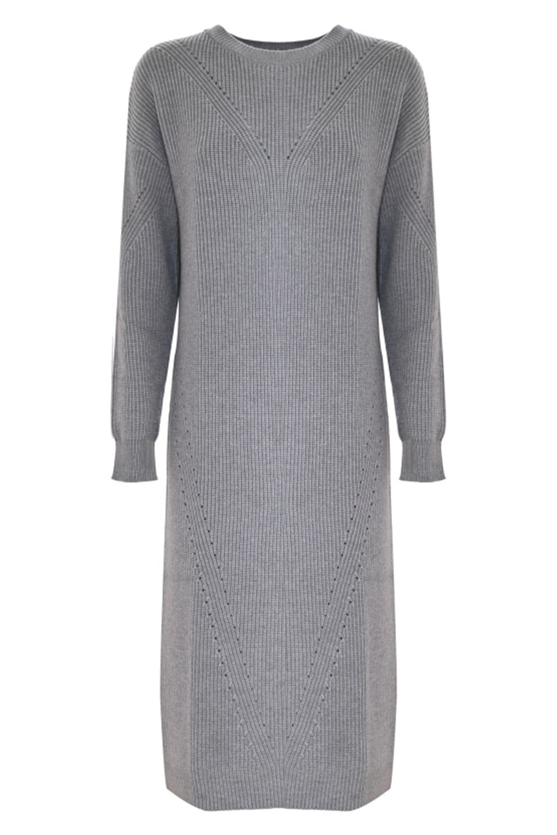 Knitted dress with openwork details - Dress In Sweater IONA