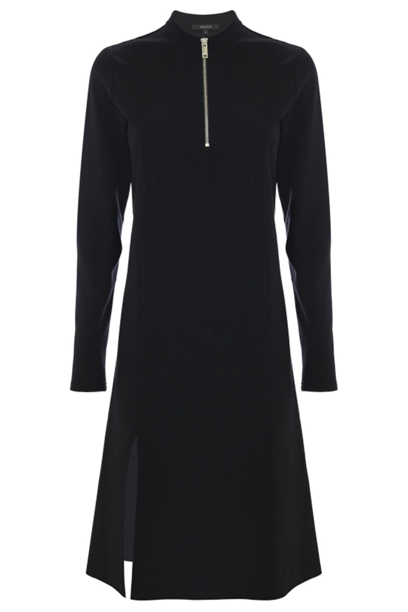 Robe avec fente et zip métallique - Robe EGID