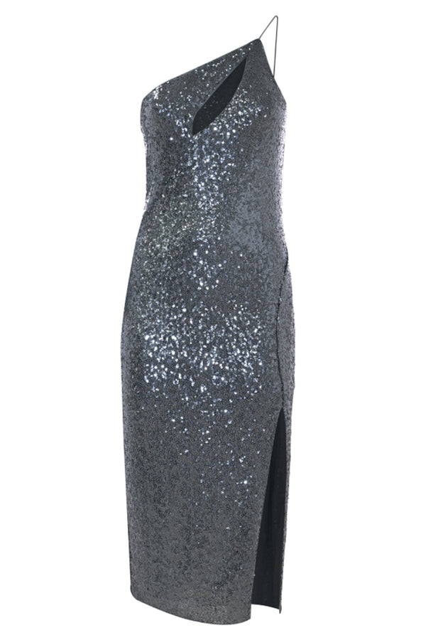 Sequinned dress with a cut-out - Dress LUCILE