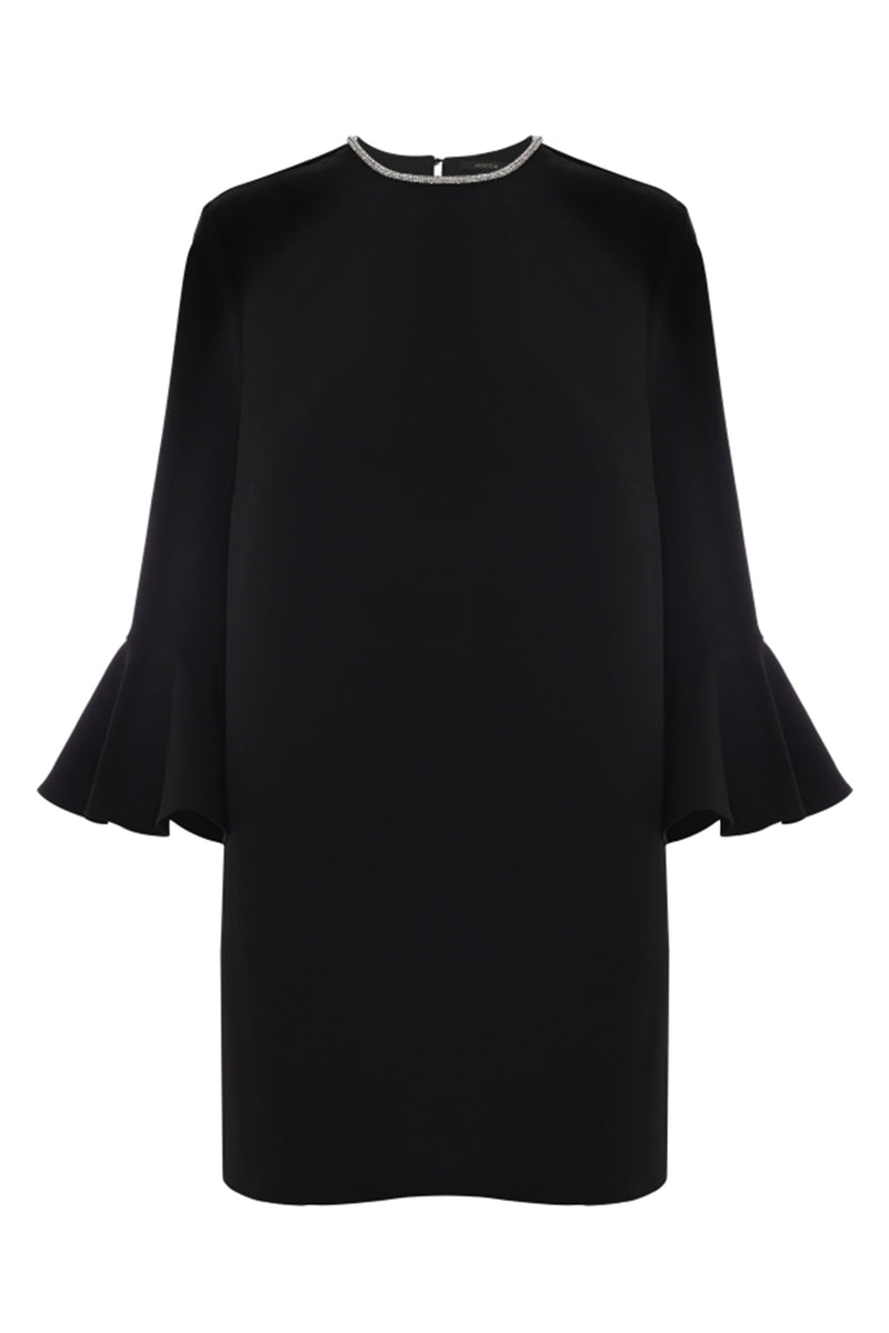 Dress with bold bell sleeves - Dress PHILIP