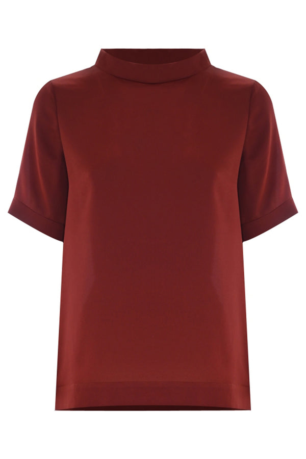 Blusa con collo a cratere - Blusa DEBORAH