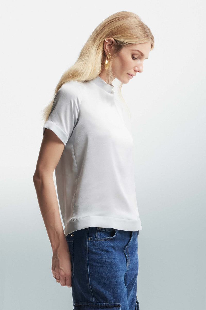 Blusa con collo a cratere - Blusa DEBORAH