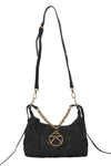 Quilted crossbody bag with a chain - Borsa Small KALEINAS