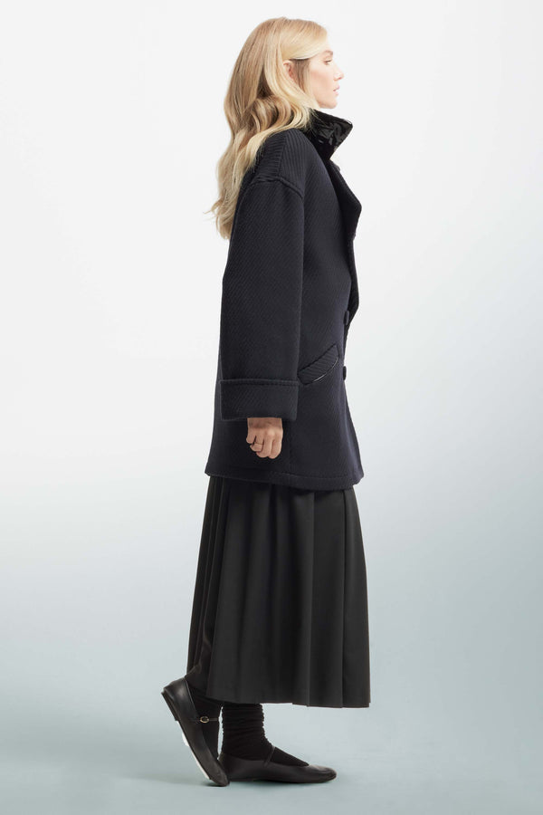 Coat with welt pockets and buttons - Coat BEDA