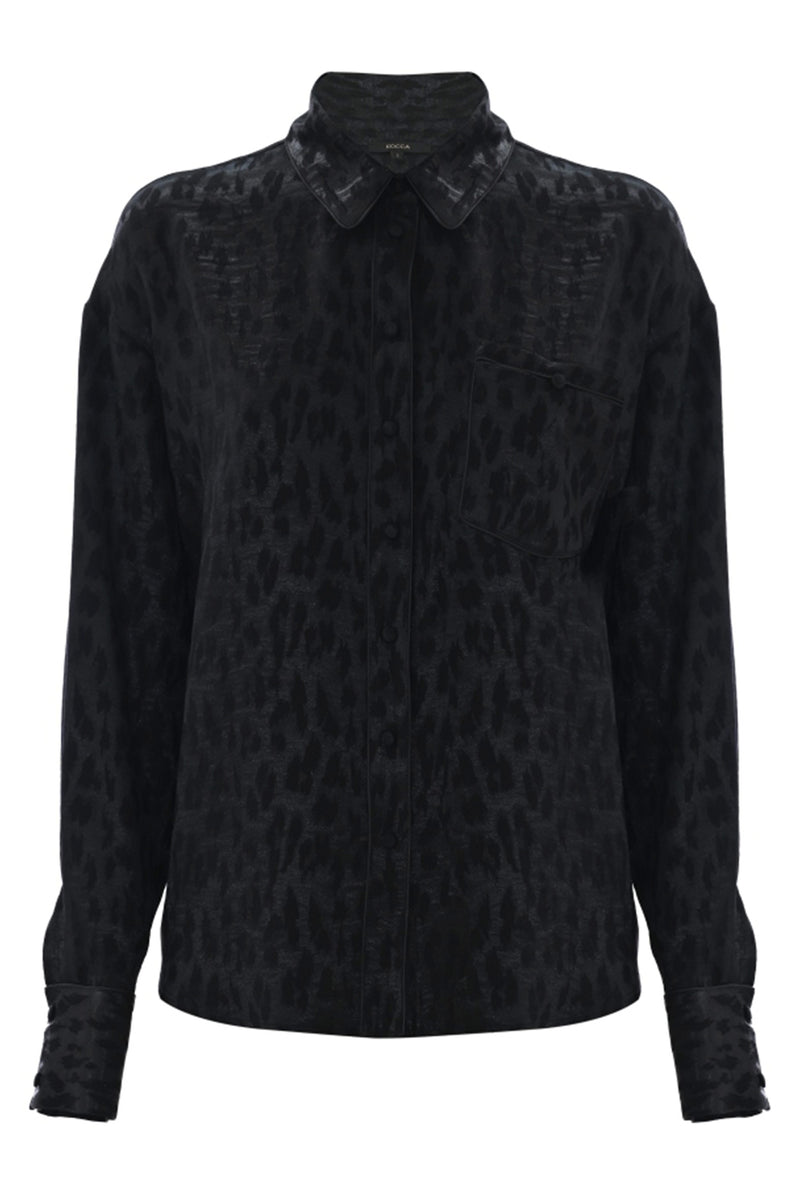 Camicia animalier tono su tono - Camicia PAT