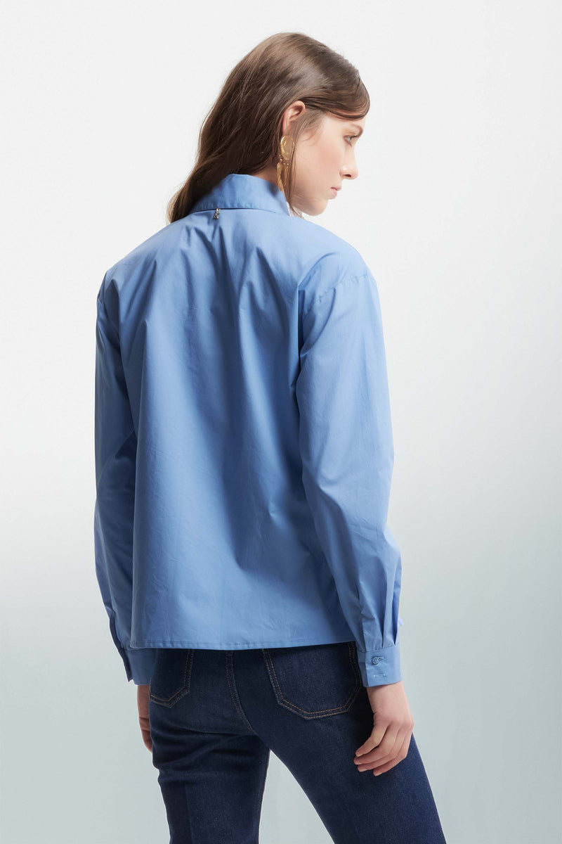 Shirt with patch pockets with flaps - Shirt EFRAM