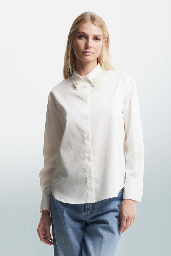 Shirt with details on the collar - Shirt KONZ