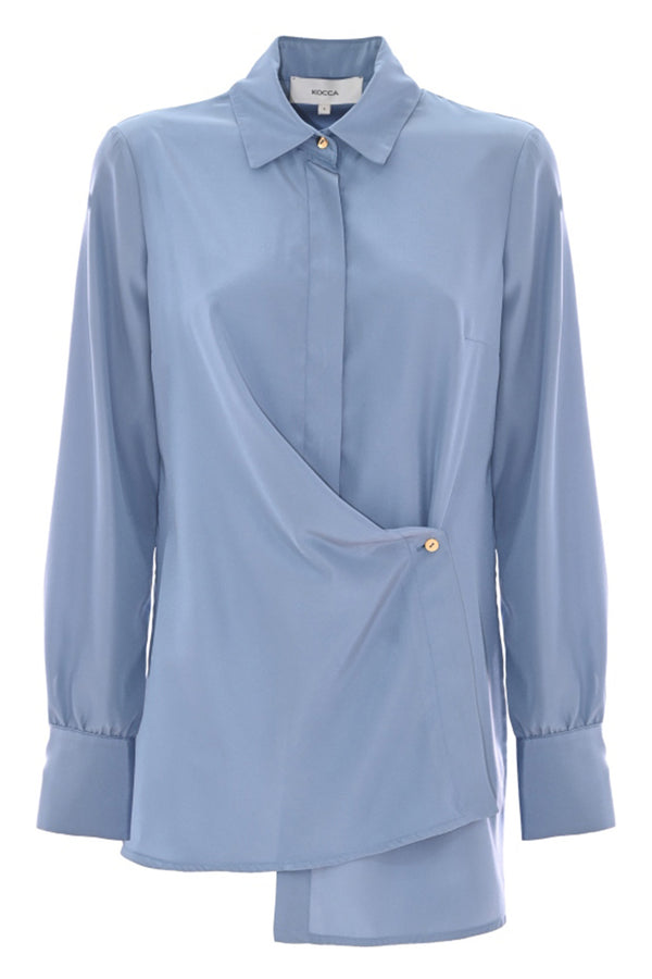 Long-sleeved shirt with an asymmetrical design - Shirt ZULIE